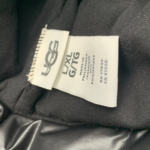 UGG QUILTED PUFFER BUCKET HAT BLACK L/XL New Without Tags Black - Picture 4 of 4